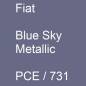 Preview: Fiat, Blue Sky Metallic, PCE / 731.